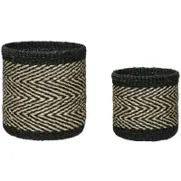 Hubsch Criss cross manden set van 2 stuks - 821506