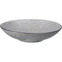 Denby Studio Grey geribbelde kom 25,5 cm Granite