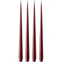 Ester & Erik kaars 4-pack mat Deep wine 44/2, 42 cm