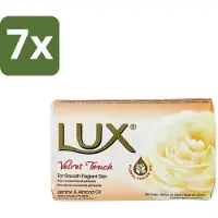 Lux 7 x - Zeep - Velvet Touch - Hydraterend - Voor Geurige Huid - 80 g - Zeep - Hydraterende Zeep - Zijdezachte Zeep - Geurende Zeep - Huidverzorging