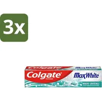 Colgate - Max White - Whitening Crystals - Tandpasta - 100ml - Bulkverpakking - 3 stuks