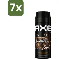 Axe Deodorant Bodyspray Dark Temptation 150 ml - Bulkverpakking - 7 stuks