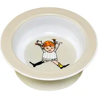 Rätt Start Pippi Cirkus zuignapbord Ø15,5 cm Beige