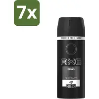 Axe Deodorant Bodyspray Black 150 ml - Bulkverpakking - 7 stuks