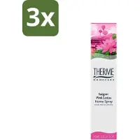 Therme - Interieurspray - Saigon Pink Lotus - Oosterse Romantiek in Huis - 60 ml - Bulkverpakking - 3 stuks