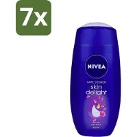 Nivea 7 x - Douchegel - Skin Delight Delicate Rose - 250 ml - Douchegel - Roze Geur - Hydratatie - Zachte Huid - Glycerine