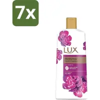 Lux - Body Wash - Charming Peony - Verzorgende Douchegel - Langdurend - 600 ml - Bulkverpakking - 7 stuks