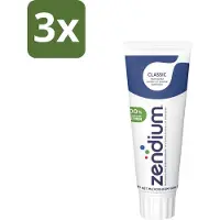 Zendium 3 x Tandpasta Classic 75 ml - Tandpasta - Natuurlijke Enzymen - Gezond Microbioom - Fluoride - Gevoelige Mond