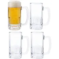 Vicrila Bierpul - 4x - glas - 36 cl - duits bierglas met handvat - klassiek model - oktoberfest