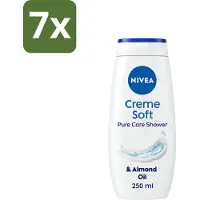 Nivea 7 x Douchecrème Soft 250 ml - Douchecrème - Hydratatie - Amandelolie - Zachte Huid - Voedend Schuim