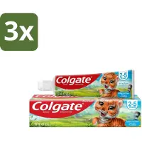 Colgate - Bubble Fruit - Kindertandpasta - Voor 2 tot 5 jaar oud - 50ml - Bulkverpakking - 3 stuks