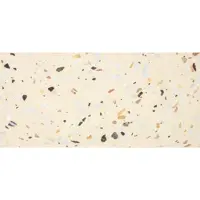 Saniclass Tops Topblad - 60x1.8x46cm - 1 afvoer - zonder kraangaten - Terrazzo crème