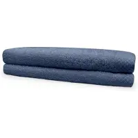 Eleganzzz Handdoeken Set - Set van 2 - Badhanddoeken 70x140cm - Badlakens - Handdoek - 420 gr/m2 - 100% Katoen - ocean blue