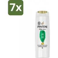 Pantene - Shampoo - Glad & Zijdezacht - Voedt en Versterkt - Voor Pluizig Haar - 225 ml - Bulkverpakking - 7 stuks