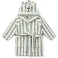 Liewood Lily badjas peppermint crème-de-la-crème streep 7-8 jaar