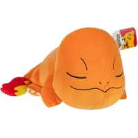 Jazwares Pokémon Slapende Knuffel Pluche Charmander - 45cm