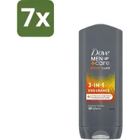Dove - Shower Gel - 3-in-1 - Men Care Sport Care Endurance - Verfrissend en energiek - 250 ml - Bulkverpakking - 7 stuks
