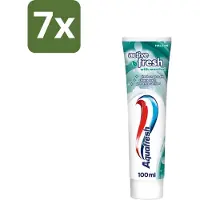 Aquafresh - Tandpasta - Verfrissende Reiniging - Menthol - 100 ml - Bulkverpakking - 7 stuks