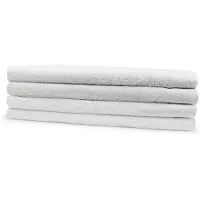 Eleganzzz Gastendoekjes - Set van 4 - Gastendoekje 30x50cm - 420 gr/m2 - 100% Katoen - white