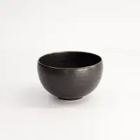 Tokyo Design Studio Matzwarte Kom - Onyx Noir - 15 x 9.3cm 950ml