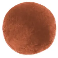 Tiseco Home Studio - Kussen (gevuld) MARSHMALLOW - SET/2 - polyester - teddyvulling - super zacht - Dia 40 cm - Rust