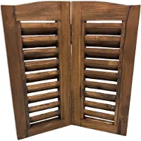Home Sweet Home 2 luik louvre shutters bruin 50 x 46 cm | 713769 | | Stoer & Sober Woonstijl