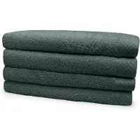 Eleganzzz Handdoeken Set - Set van 4 - Handdoek 60x110cm - 420 gr/m2 - 100% Katoen - olive green