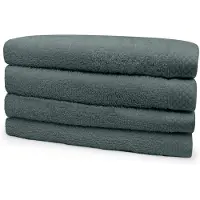 Eleganzzz Handdoeken Set - Set van 4 - Handdoek 50x100cm - 420 gr/m2 - 100% Katoen - olive green