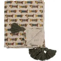 Bloomingville Plaid Charlie - - Bruin-130 x 160 cm