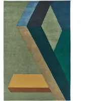 NJRD ASPEKT wollen vloerkleed Pavilion Petroleum 250x350 cm