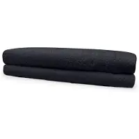 Eleganzzz Handdoeken Set - Set van 2 - Badhanddoeken 70x140cm - Badlakens - Handdoek - 420 gr/m2 - 100% Katoen - black