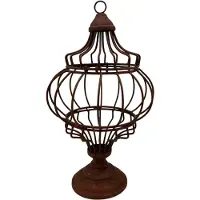 Home Sweet Home Ornament op voet Rusty decoratief roest bruin hang staand 28 cm x 15 cm | 125131 | | Stoer & Sober Woonstijl