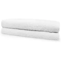 Eleganzzz Handdoeken Set - Set van 2 - Handdoek 50x100cm - 420 gr/m2 - 100% Katoen - white