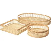 Broste Copenhagen Taro dienbladen set van 3 stuks - 14600310