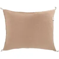 ERNST kussenhoes met kwastjes 50 x 60 cm Nootmuskaat