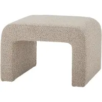 Bloomingville Bobbie poef 70x40x45 cm Natuur