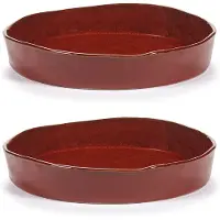 Serax La Mère diep bord S Ø20 cm 2-pack Venetian red
