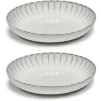 Serax - Sergio Herman - Inku Bord D21 cm - White - Set van 2
