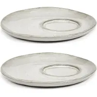 Serax La Mère schotel voor espresso kop Ø11 cm 2-pack Off white