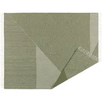 NJRD Stripes wollen plaid 130x185 cm Groen