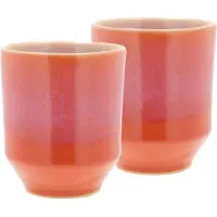 Villa Collection Styles mok 18 cl 2-pack Lila-orange