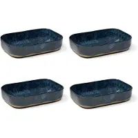 Serax - Merci La Nouvelle Table - Extra Diep Bord L - Blauw/Grijs - 4 stuks