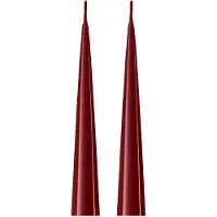 Ester & Erik kegelkaars 37 cm 2-pack gelakt Deep wine 44/2