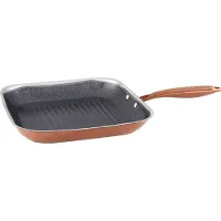 Haws Santo grillpan hybrid coating 28 cm Rose Gold
