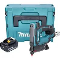 Makita Tacker + spijkerpistool, DPT 353 M1J Spillatrice a batteria 18 V in valigetta Makpac + 1x Batteria BL1840 4,0 Ah - sen