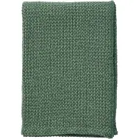 Klippan Yllefabrik Basket katoenen deken 130x180 cm Groen