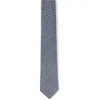 JOOP! Stropdas navy / lichtblauw / wit