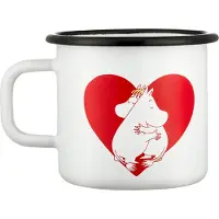 Muurla Moomin emaille mok 37 cl Heart
