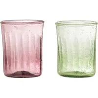 Bloomingville Sunil drinkglas 2-pack Groen