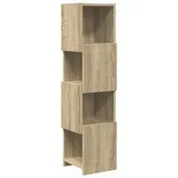 vidaXL Hoekkast 25,5x25x102cm Bewerkt hout Sonoma Eik